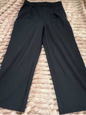 HALARA Black Wide-Leg Pants/Trousers